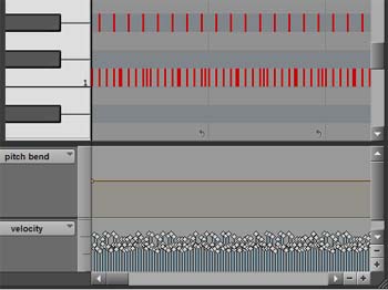 Pro Tools 8 MIDI Editor